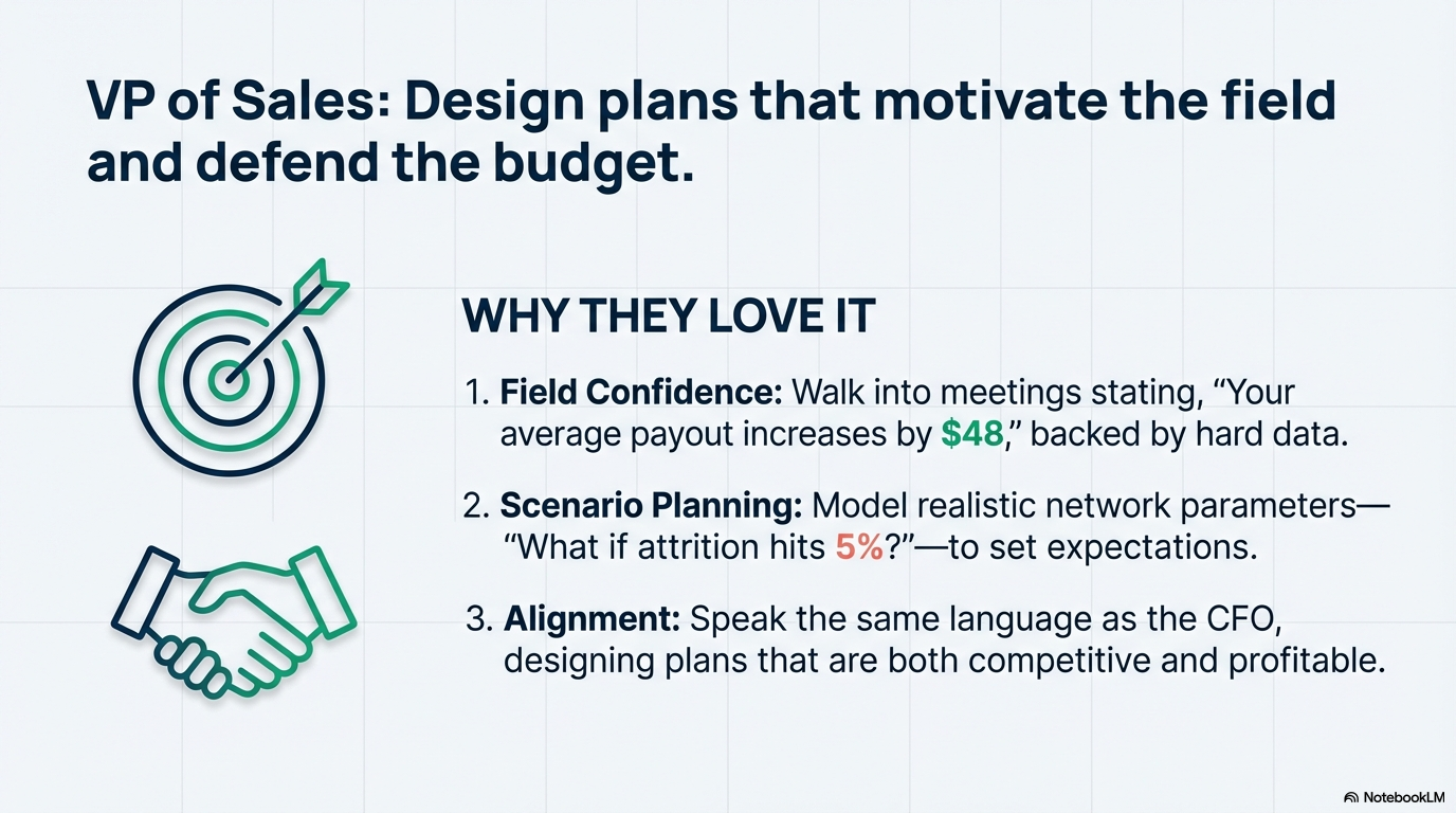 Comparison Table — side-by-side metrics with dollar deltas and color-coded good/bad indicators